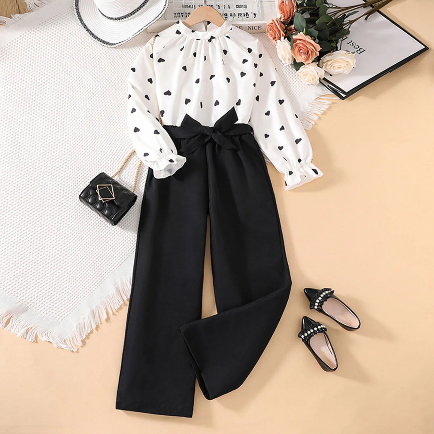 Heart 2 Pcs Pants Sets