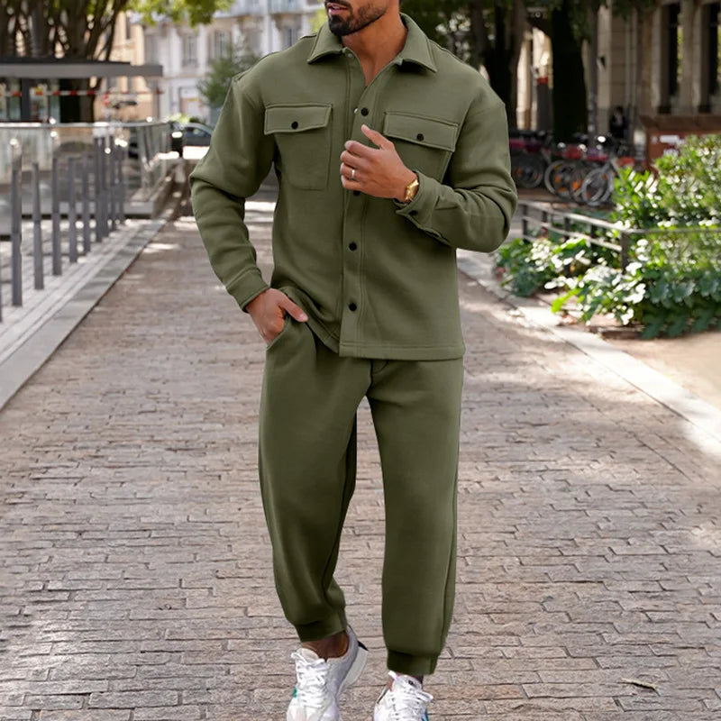 Men's Two-piece Hoodie Tracksuit