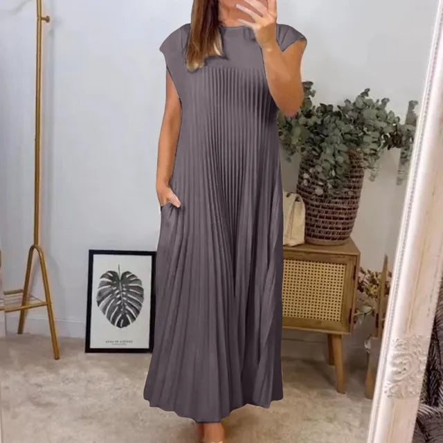 Loose Pleated Dress