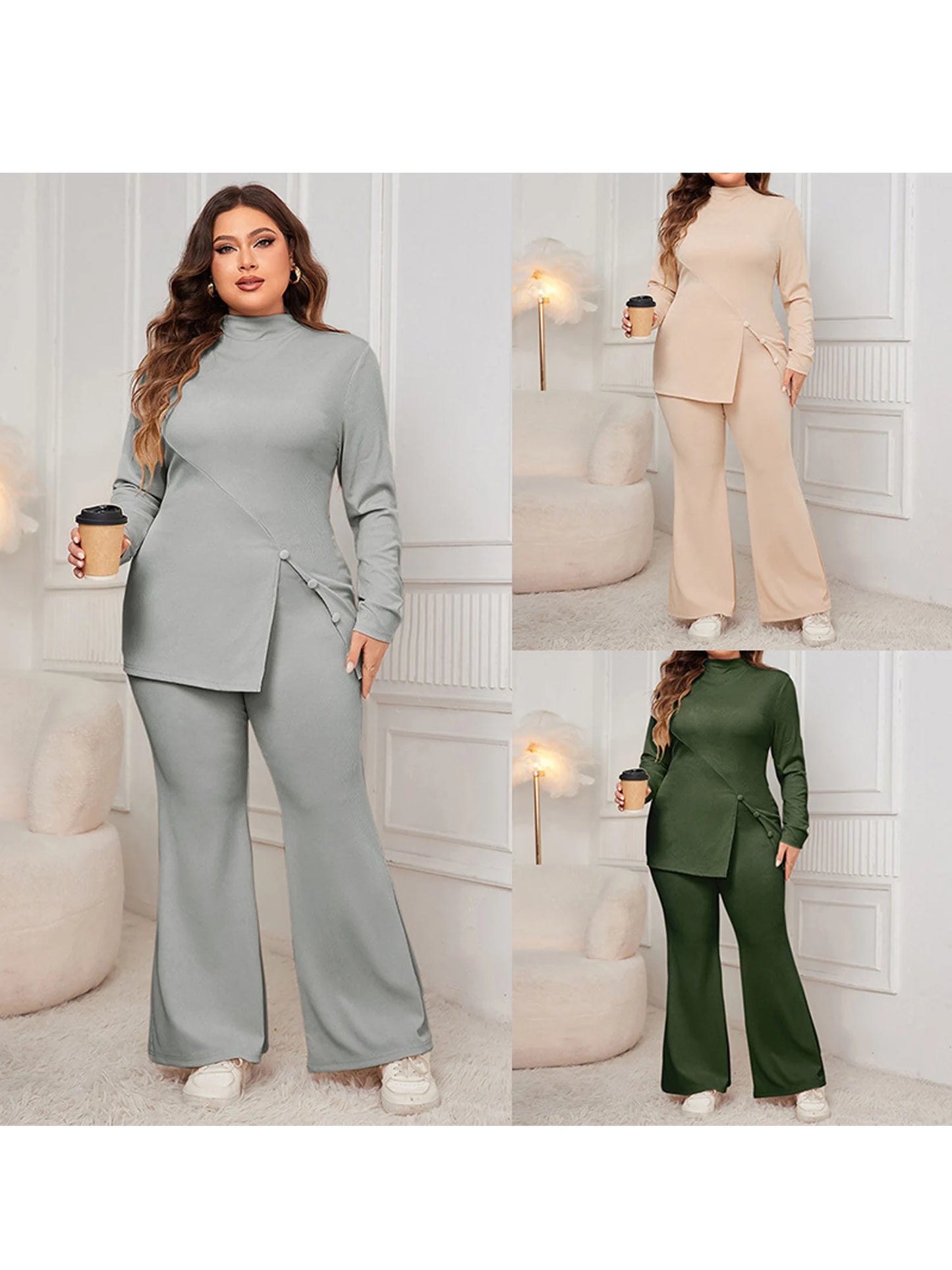 Plus Size Two Piece Set