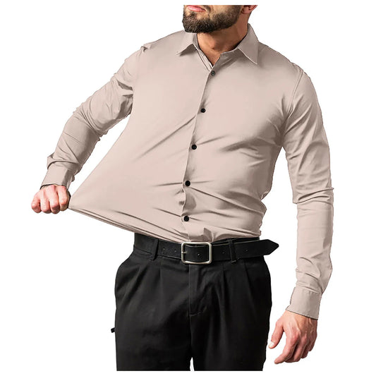 Long Sleeve Stretch Formal Shirt