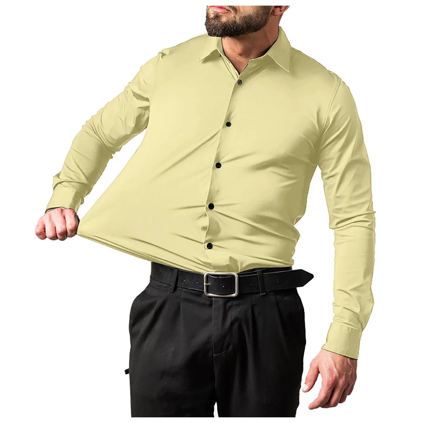 Long Sleeve Stretch Formal Shirt