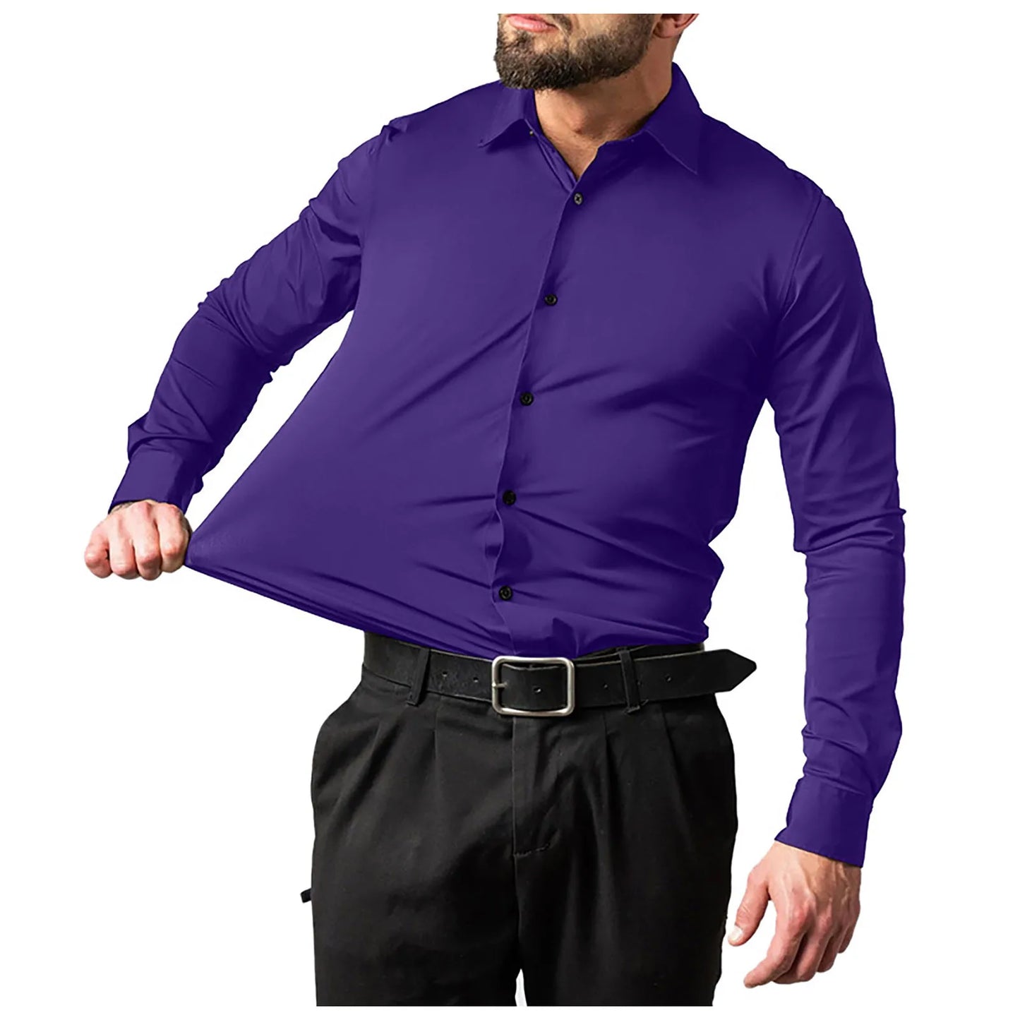 Long Sleeve Stretch Formal Shirt