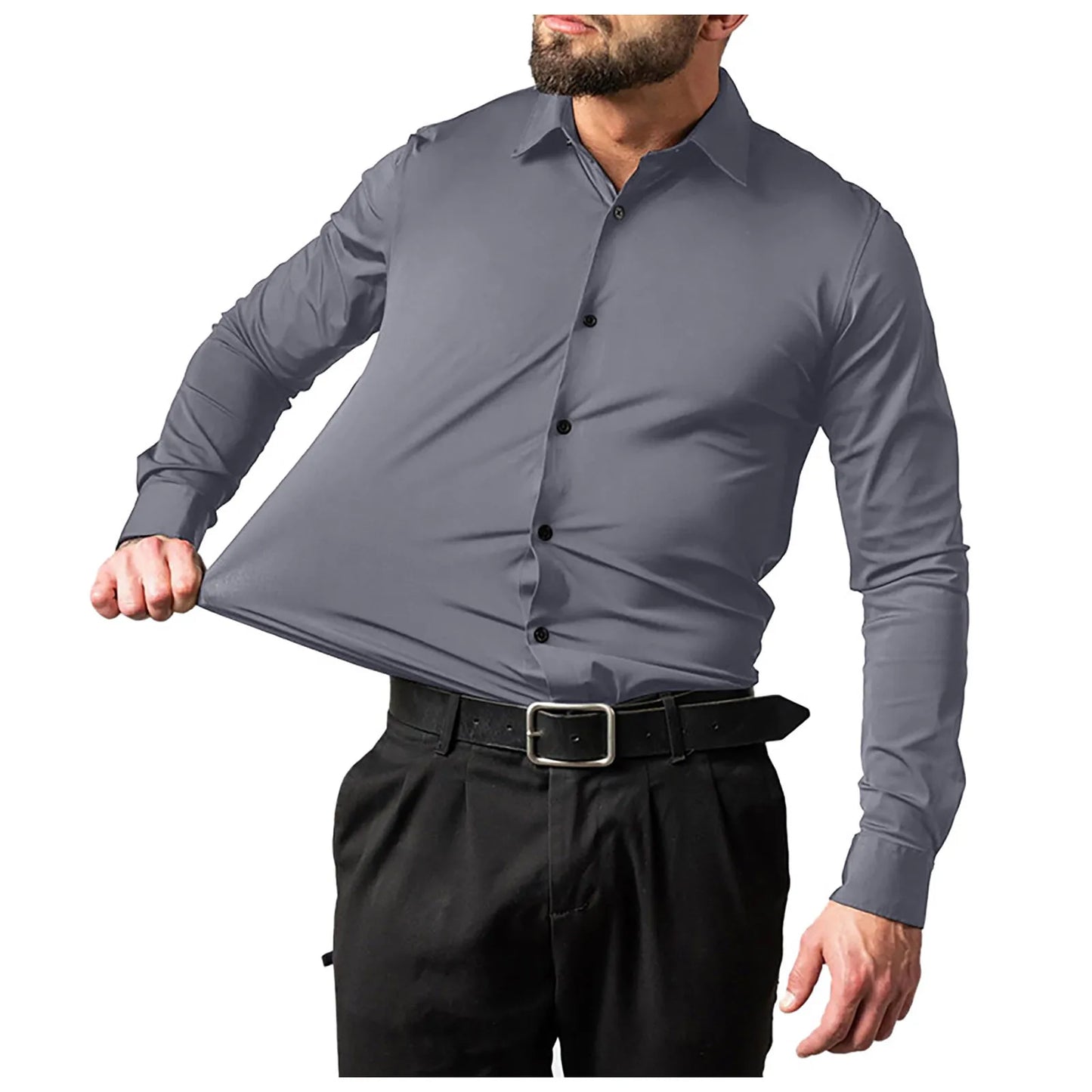 Long Sleeve Stretch Formal Shirt