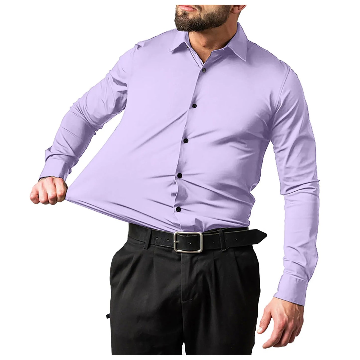 Long Sleeve Stretch Formal Shirt