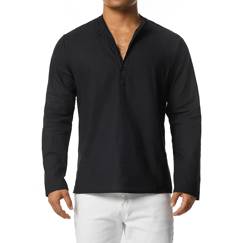 Classic Fit Long Sleeve Button Down Shirt