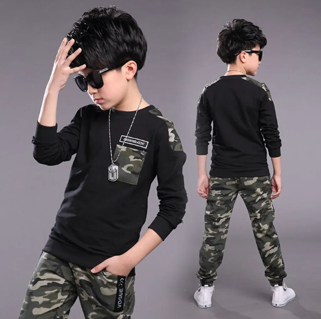 Boys Camo 2PCS Set