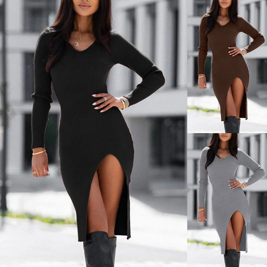 Long Sleeve Sweater Dress