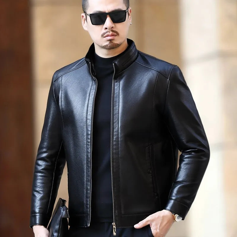 Men's Natural Leather Jacket